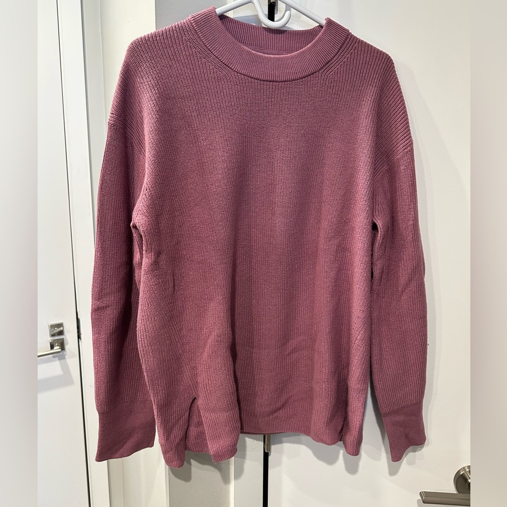 Lululemon Merino Wool-Blend Ribbed Crewneck Sweater